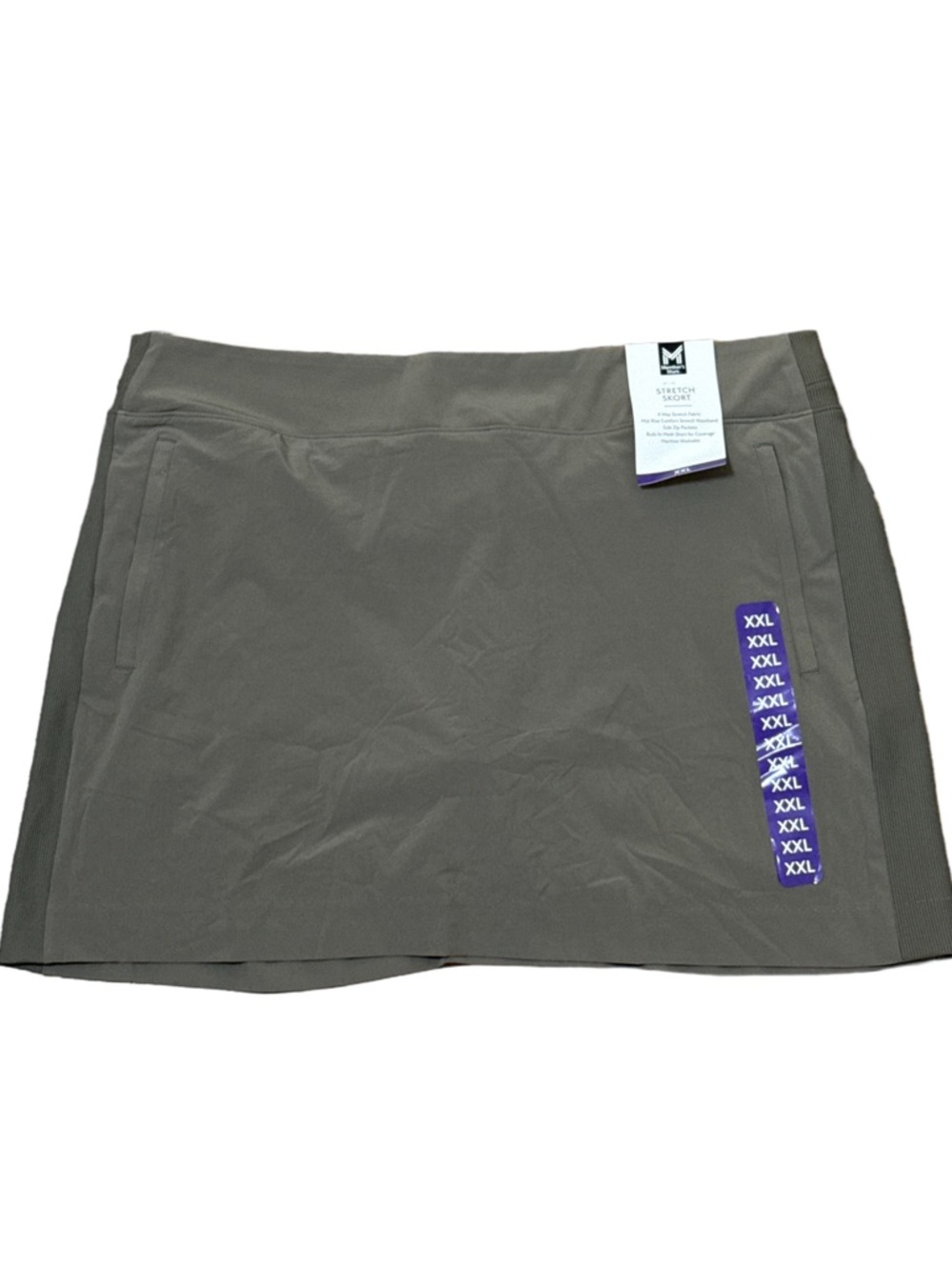 Member's Mark Stretch Skort in Olive Gray